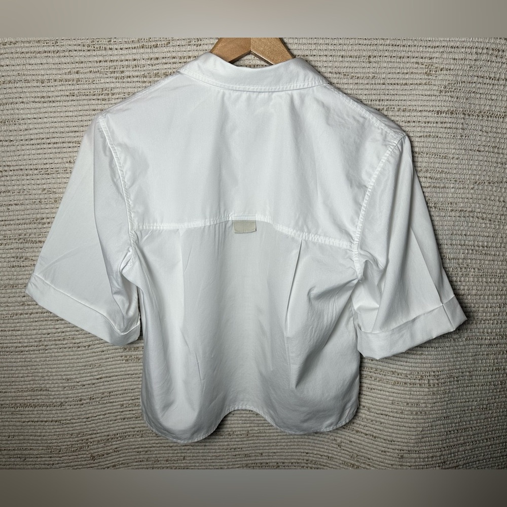 Vince Canvas Tape Cotton Button-Front Shirt - Picture 6 of 7